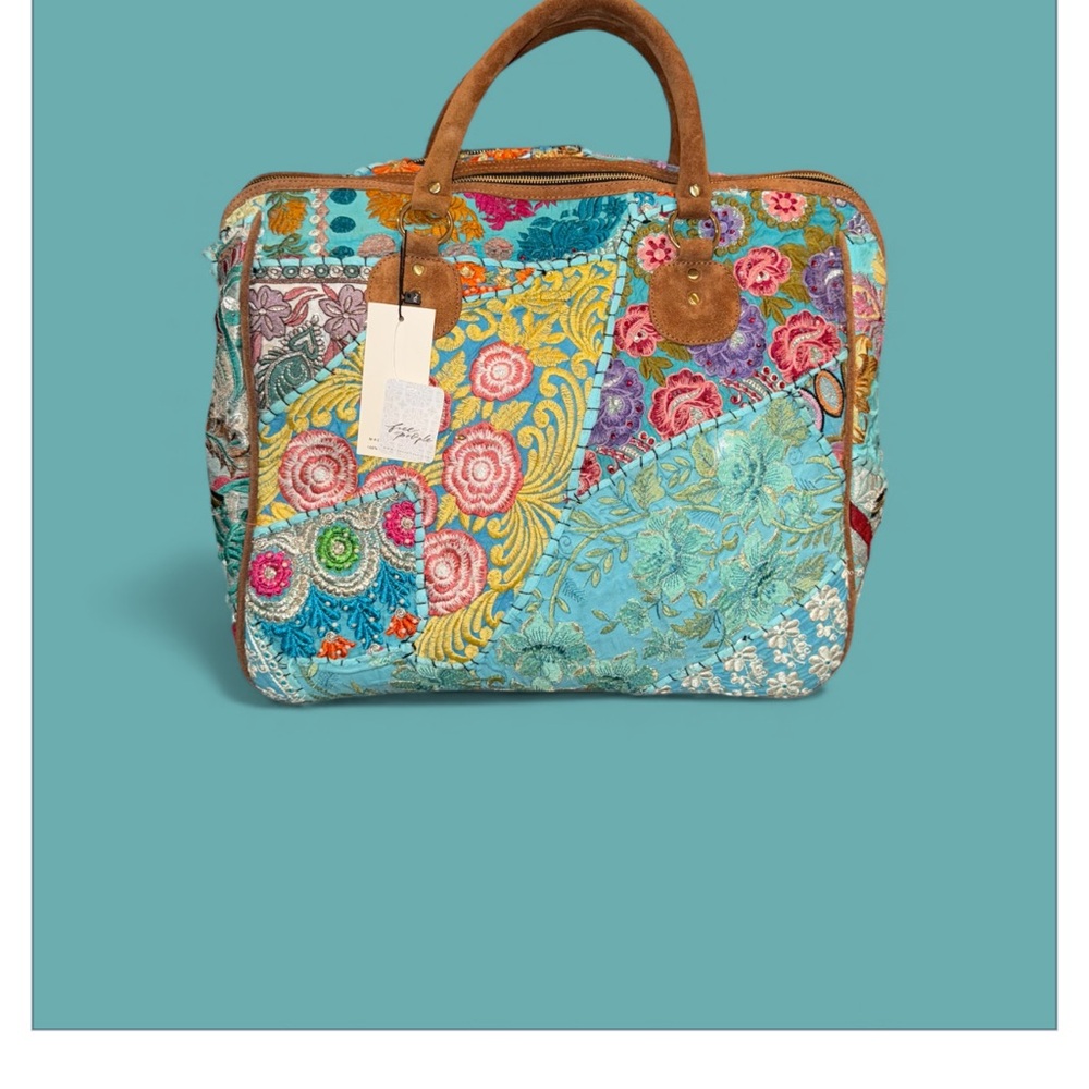 Free People Marrakesh Patched Weekender bag - Picture 2 of 16